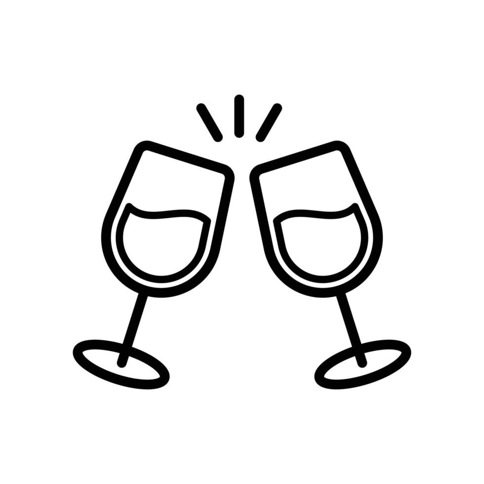 wine icon vector design template in white background