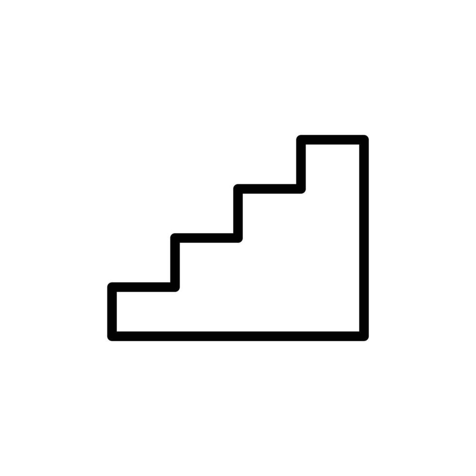 stairs icon vector design template in white background