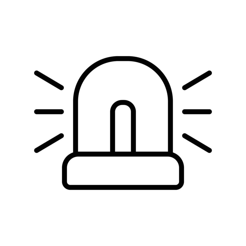 siren icon vector design template in white background