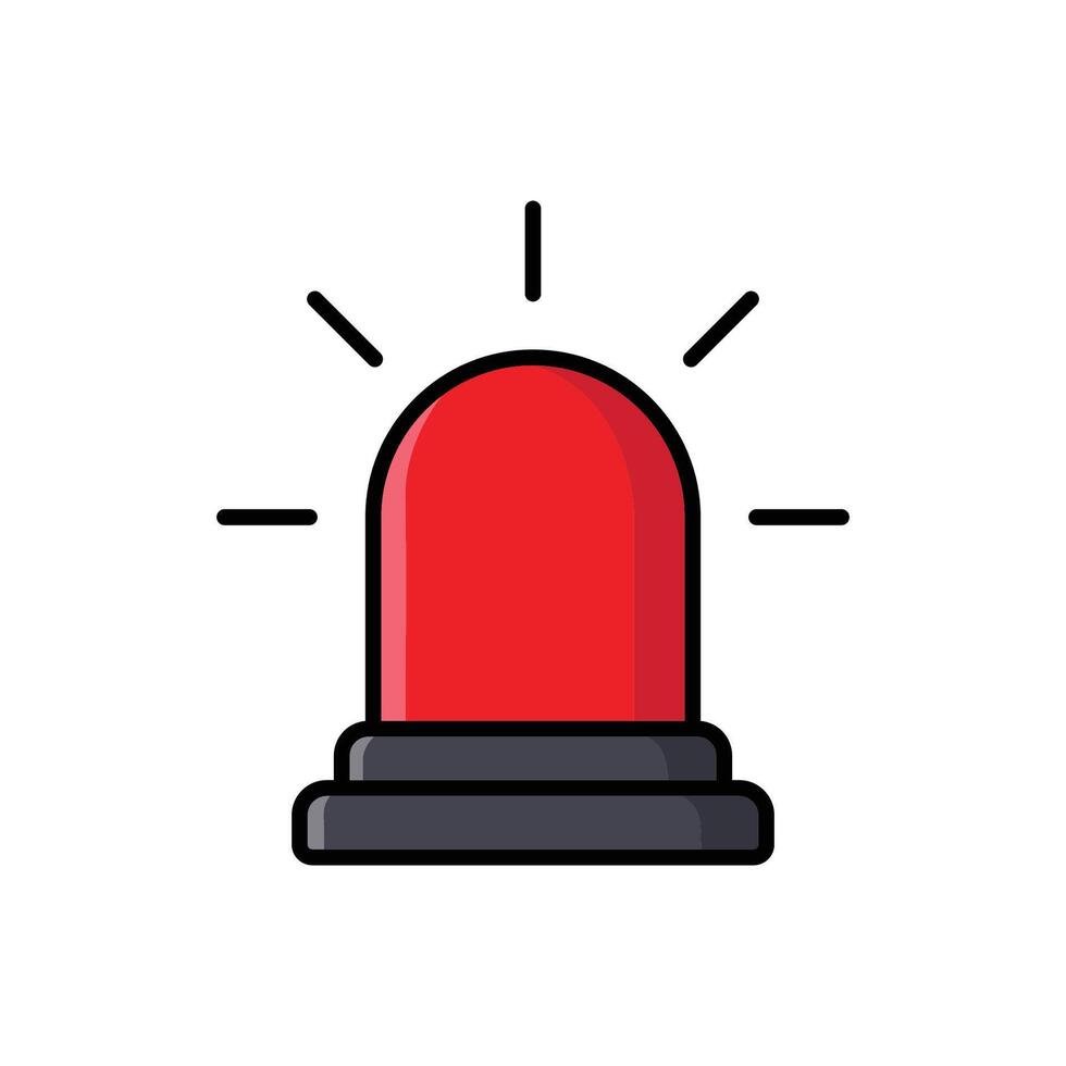 siren icon vector design template in white background