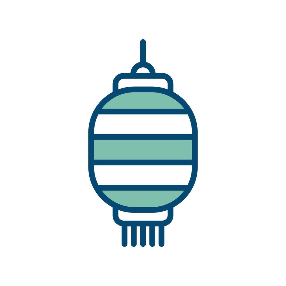 chinese lantern icon vector design template in white background