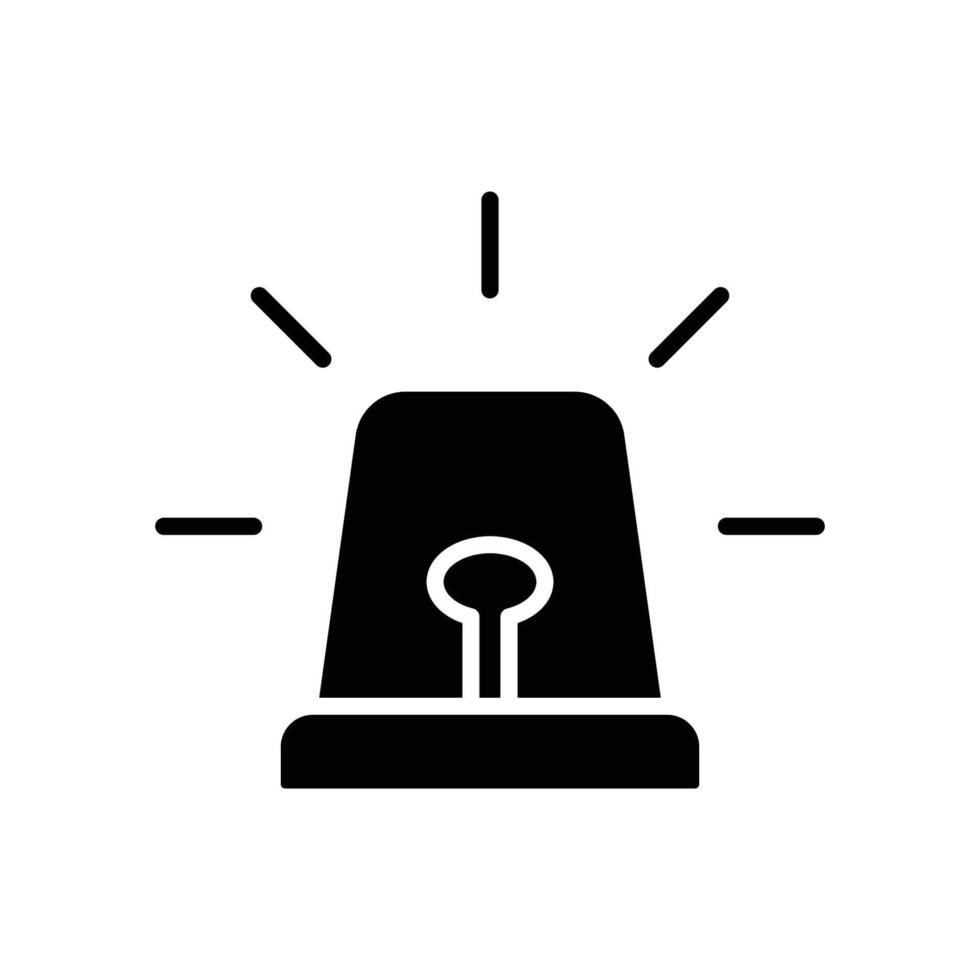 siren icon vector design template in white background