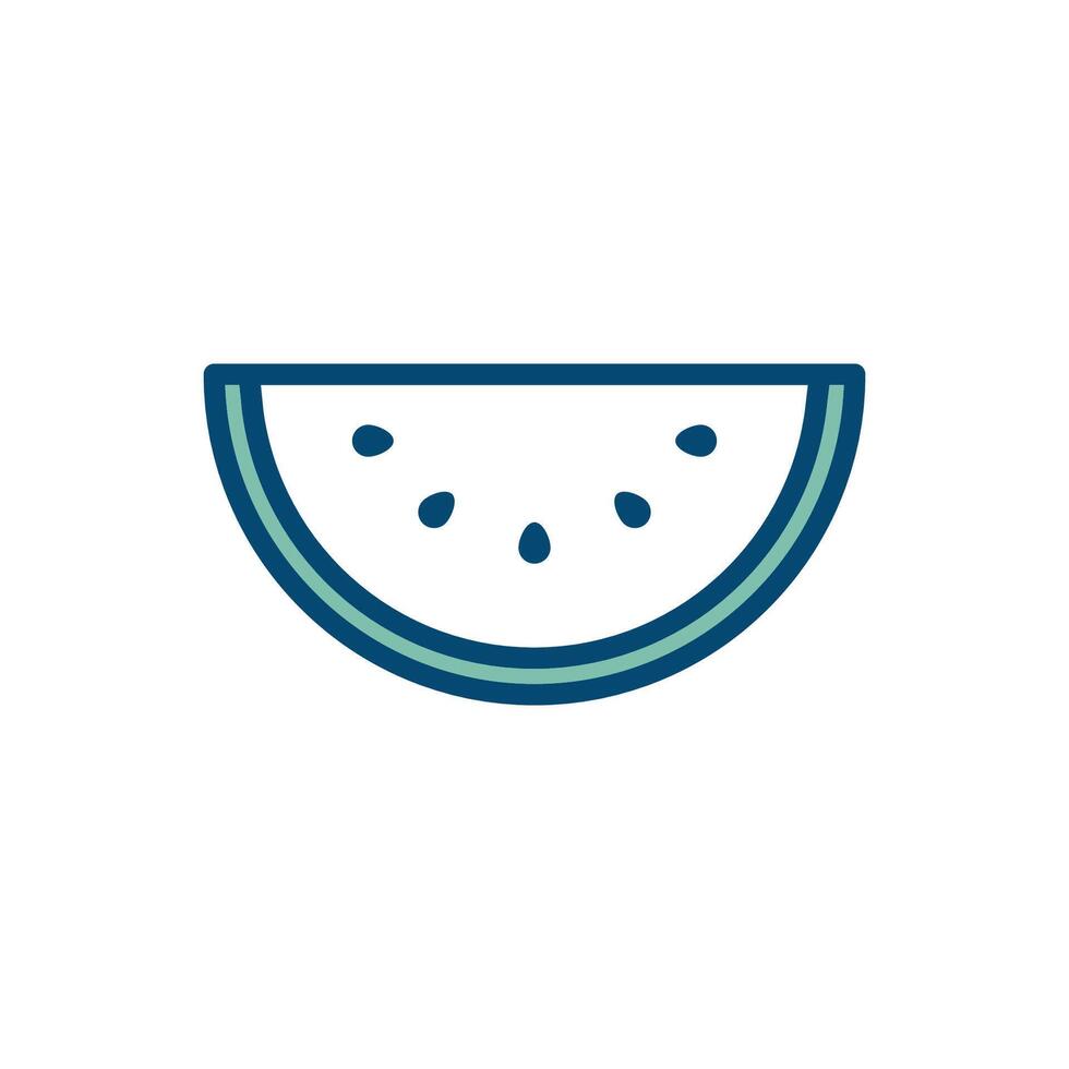 water melon icon vector design template in white background