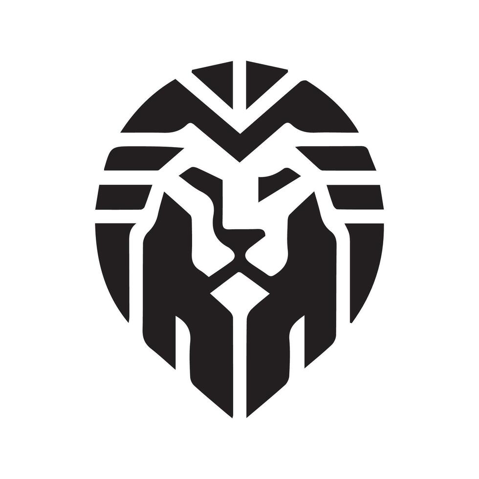 lion logo design vector template, logo mascot