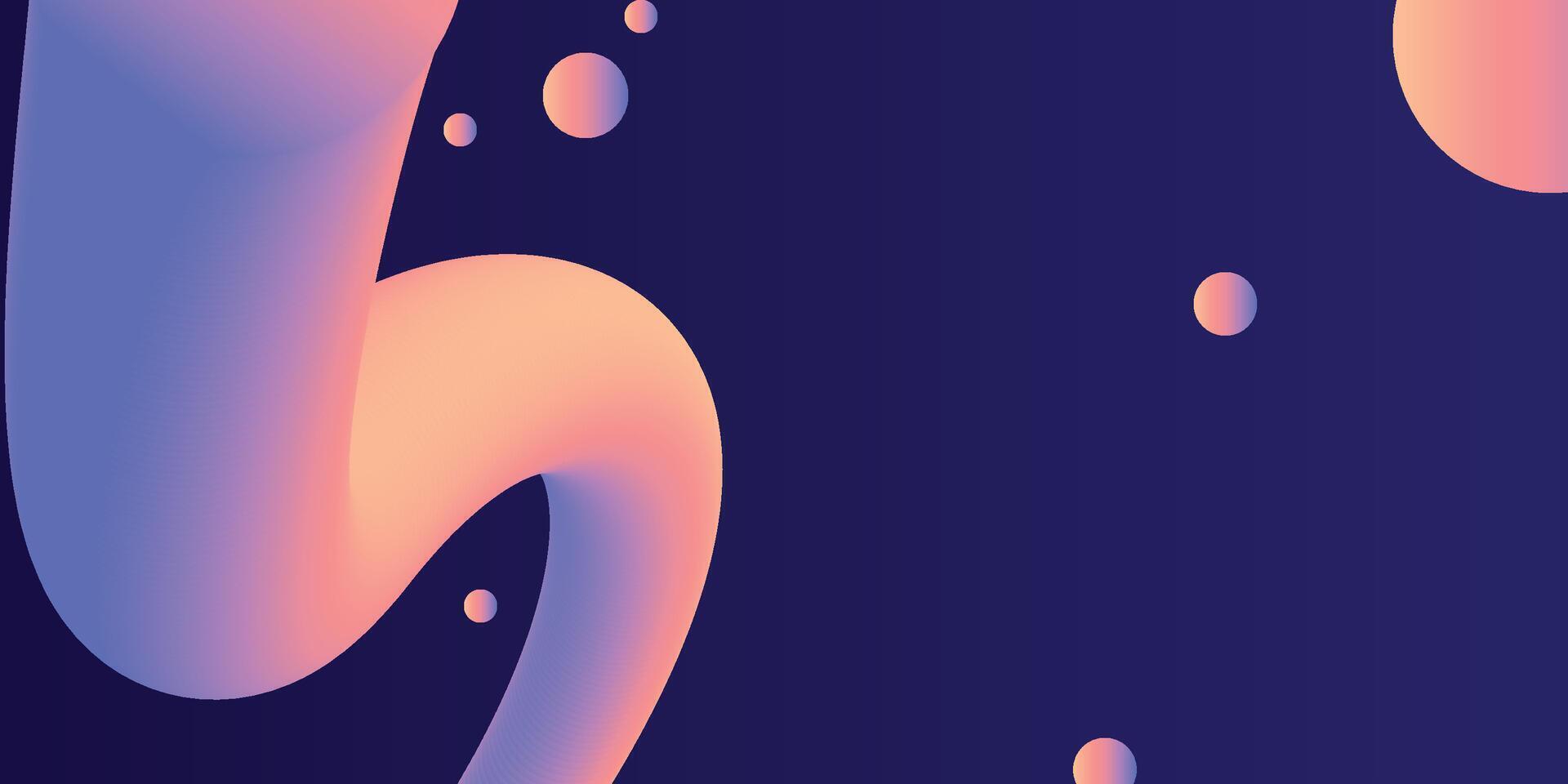 Fluid flow background. Fluid wave pattern. Colorful gradient. Abstract cover. Liquid wave. Pro Vector
