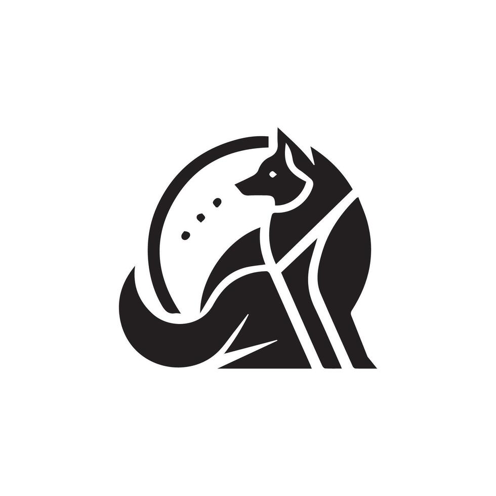 zorro cabeza mascota logo, zorro icono. plano vector ilustración.