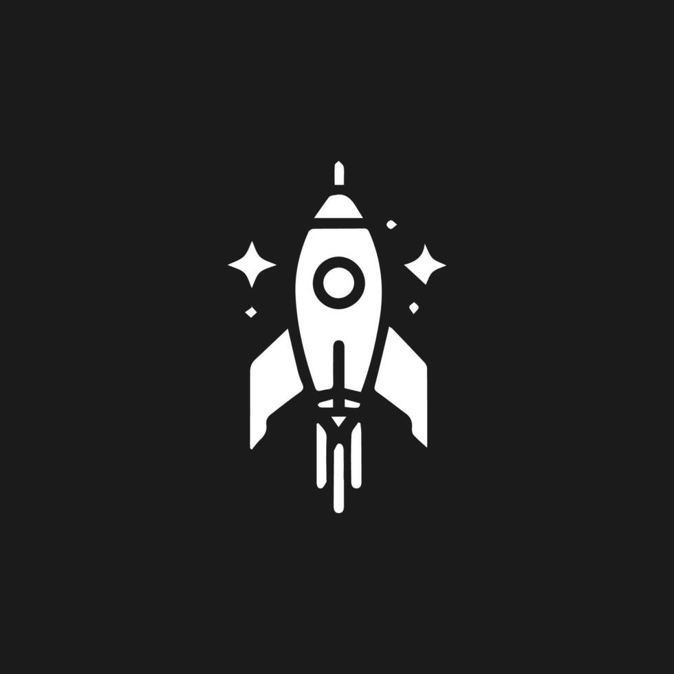 Rocket launch logo vector template. Creative rocket flight startup fly launch vector logo design