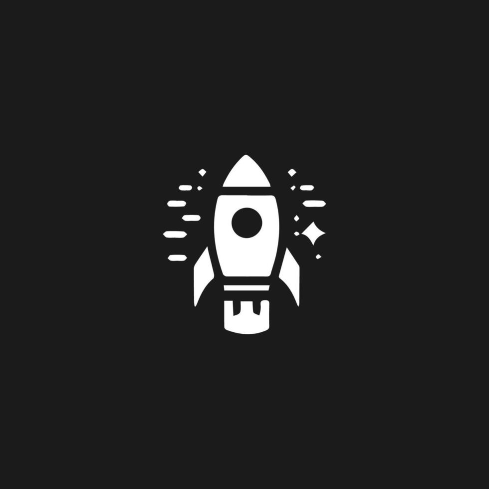 Rocket launch logo vector template. Creative rocket flight startup fly launch vector logo design