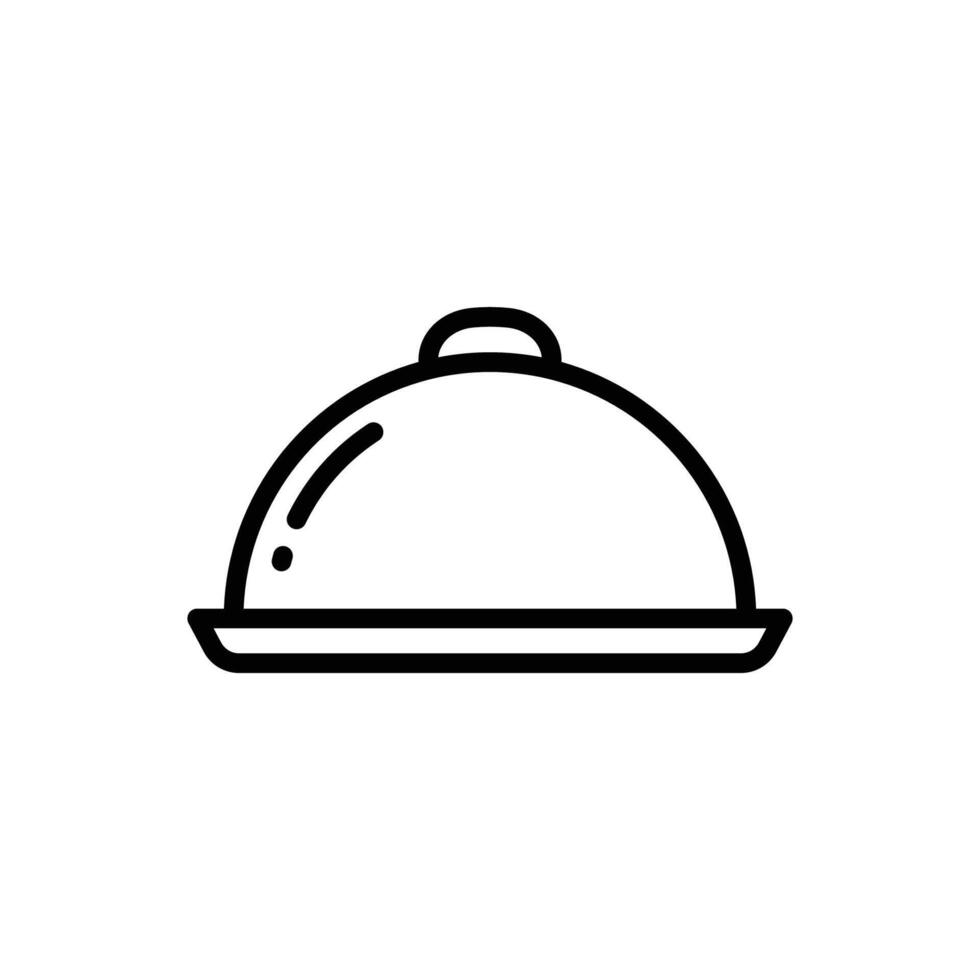 comida bandeja icono vector diseño modelo en blanco antecedentes