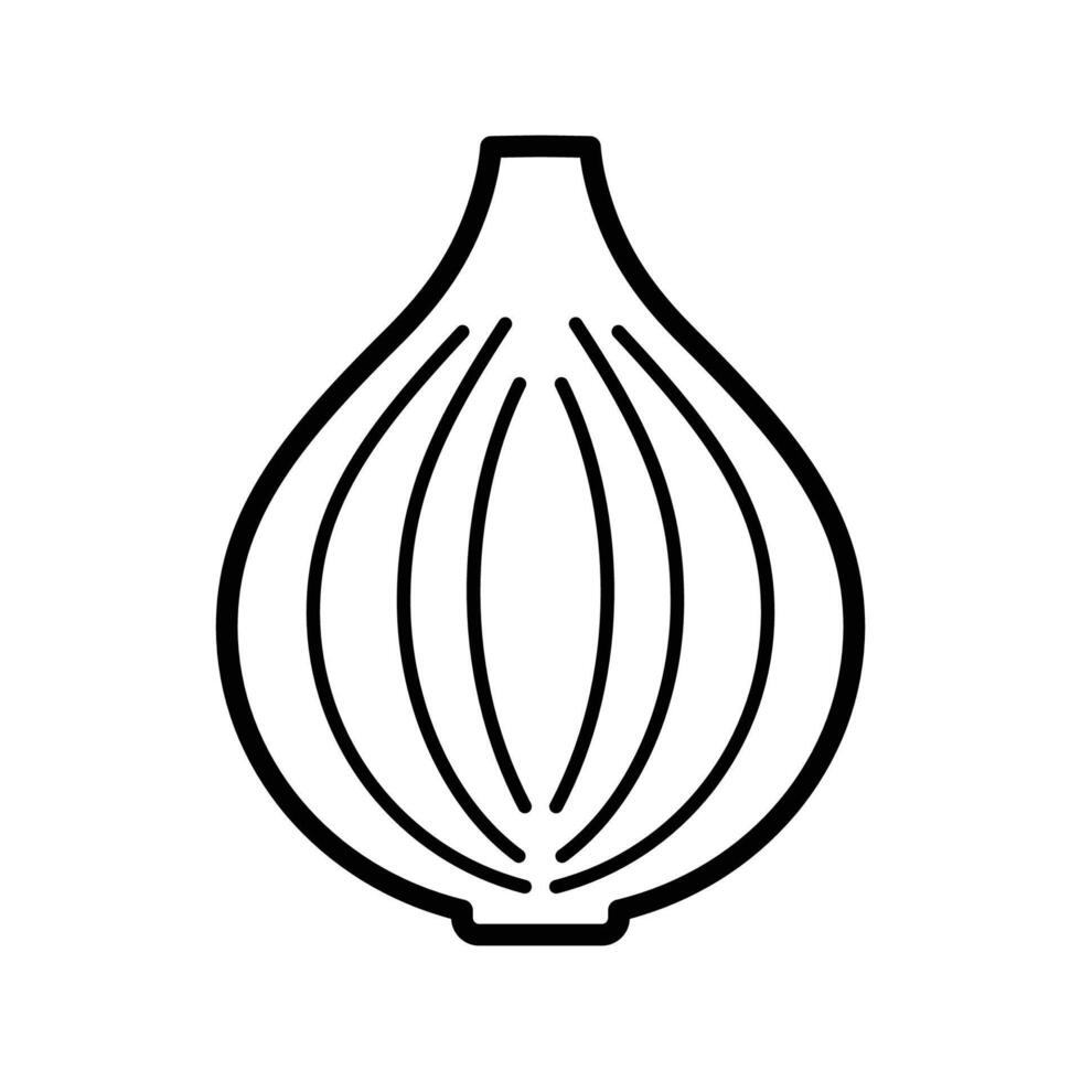 onion icon vector design template in white background