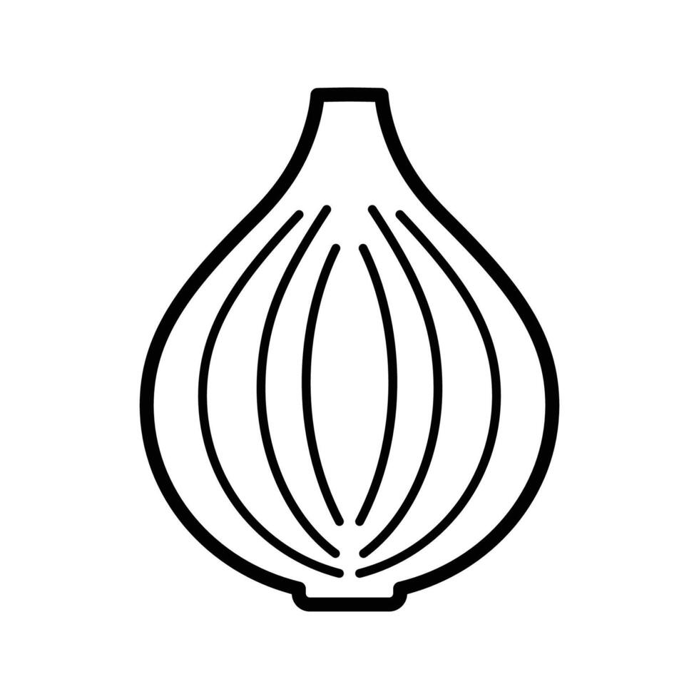 onion icon vector design template in white background