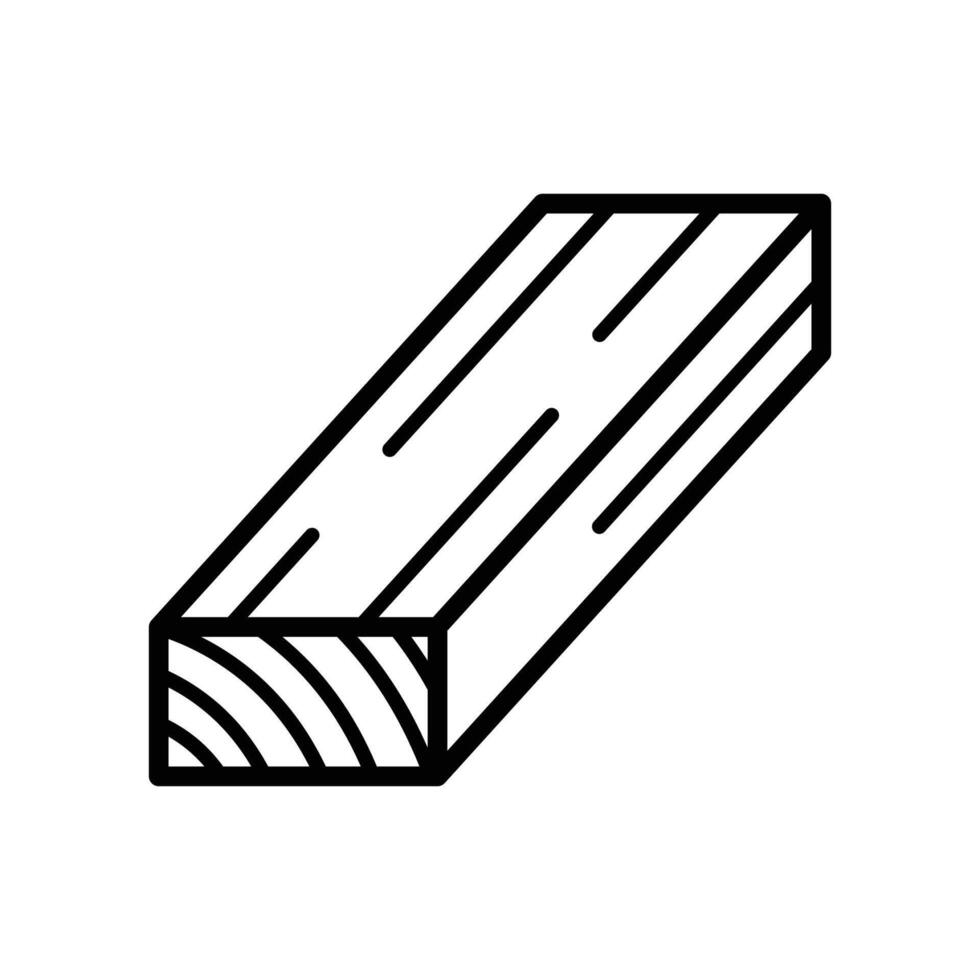 wood lumber icon vector design template in white background