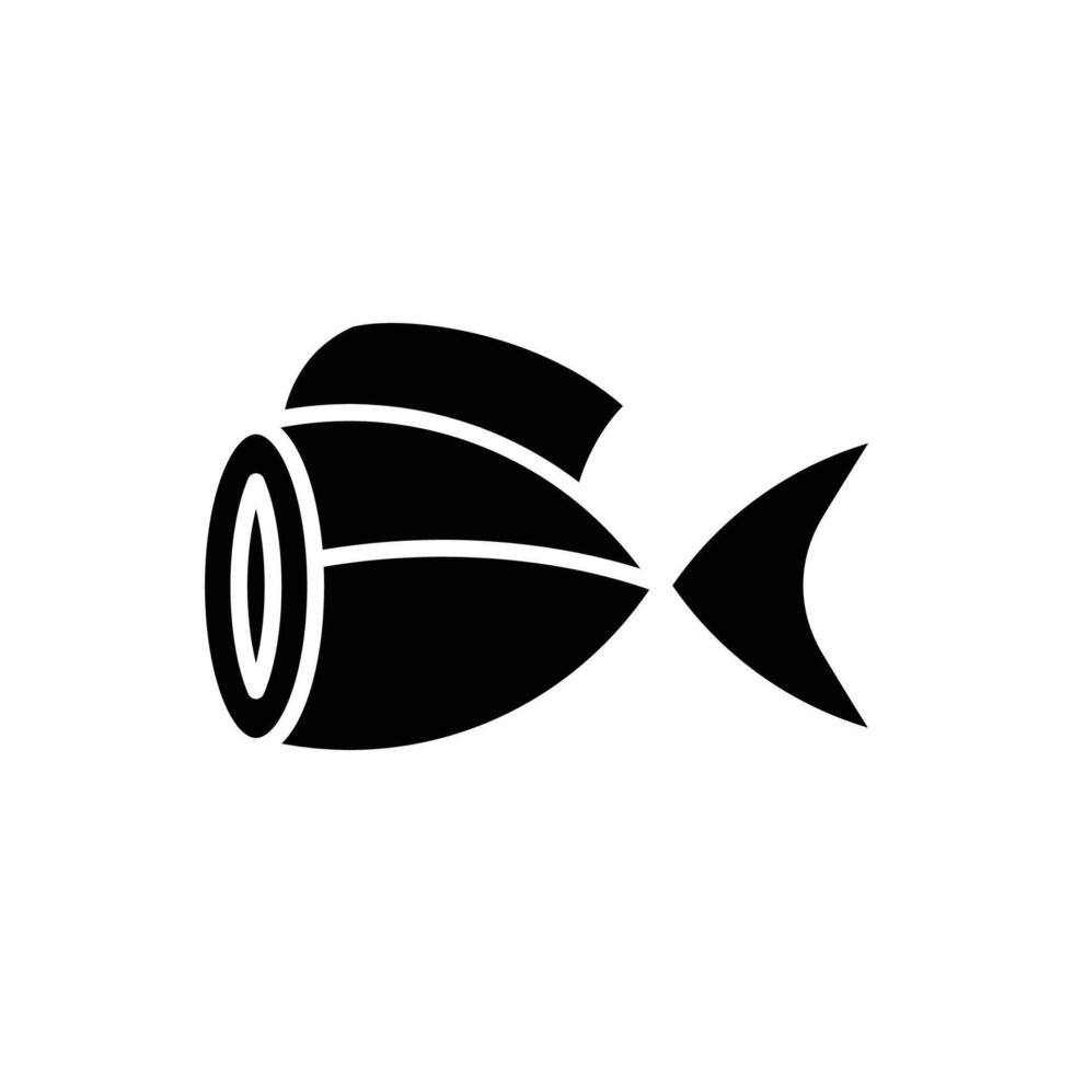 fish meat icon vector design template in white background