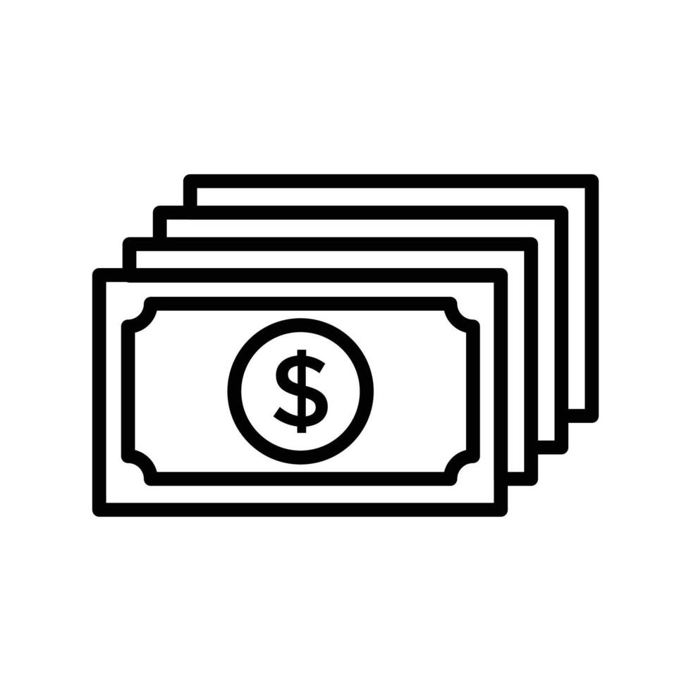 money icon vector design template in white background