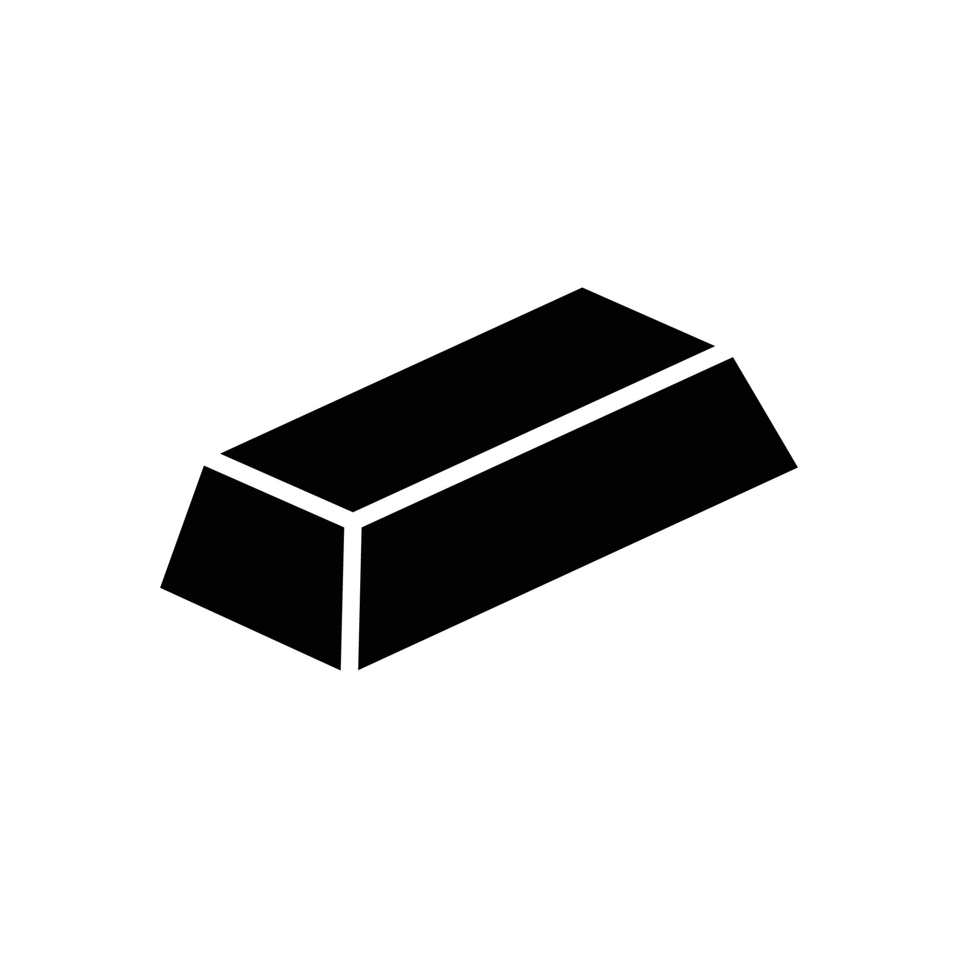 gold bar icon vector design template in white background 39209236