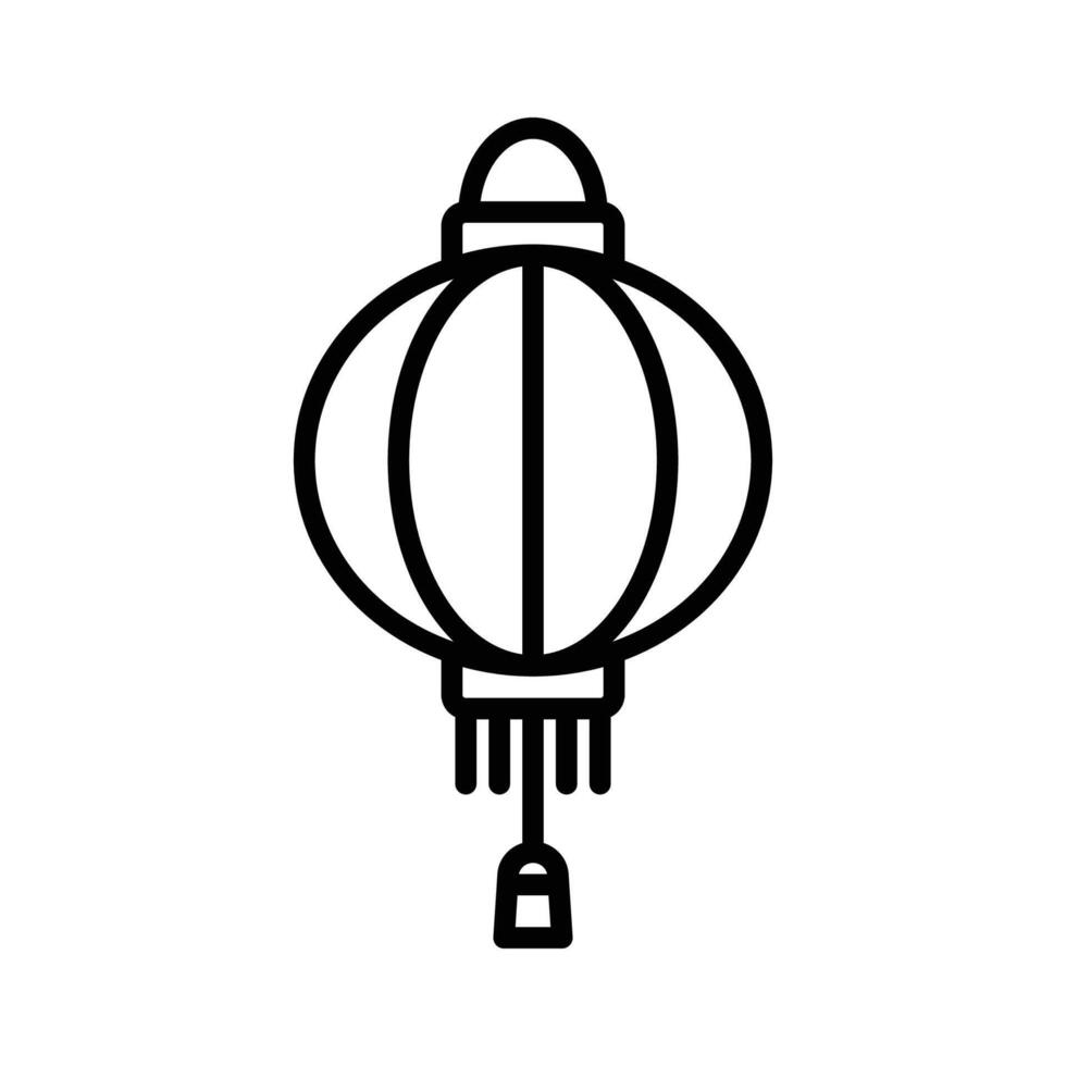 chinese lantern icon vector design template in white background