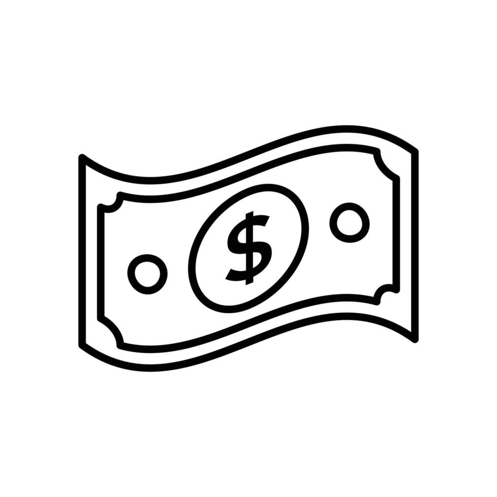 money icon vector design template in white background