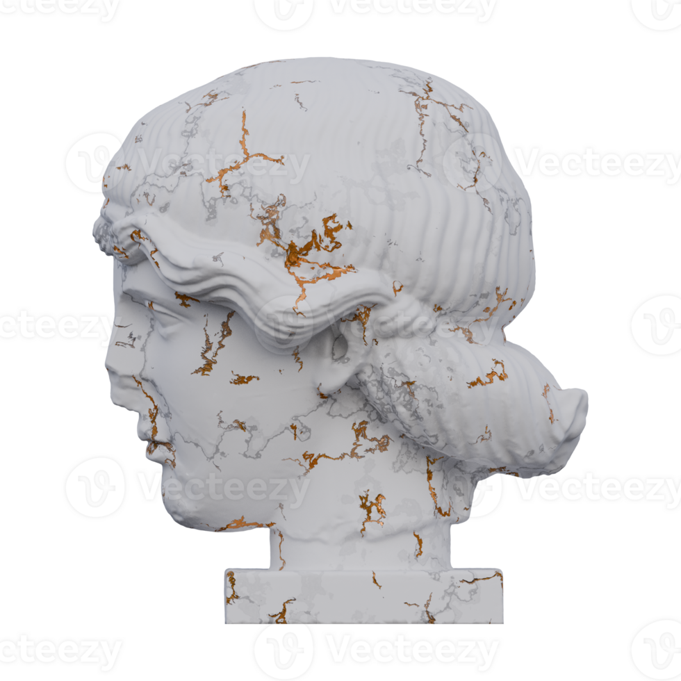 Orpheus  statue, 3d renders, isolated, perfect for your design png