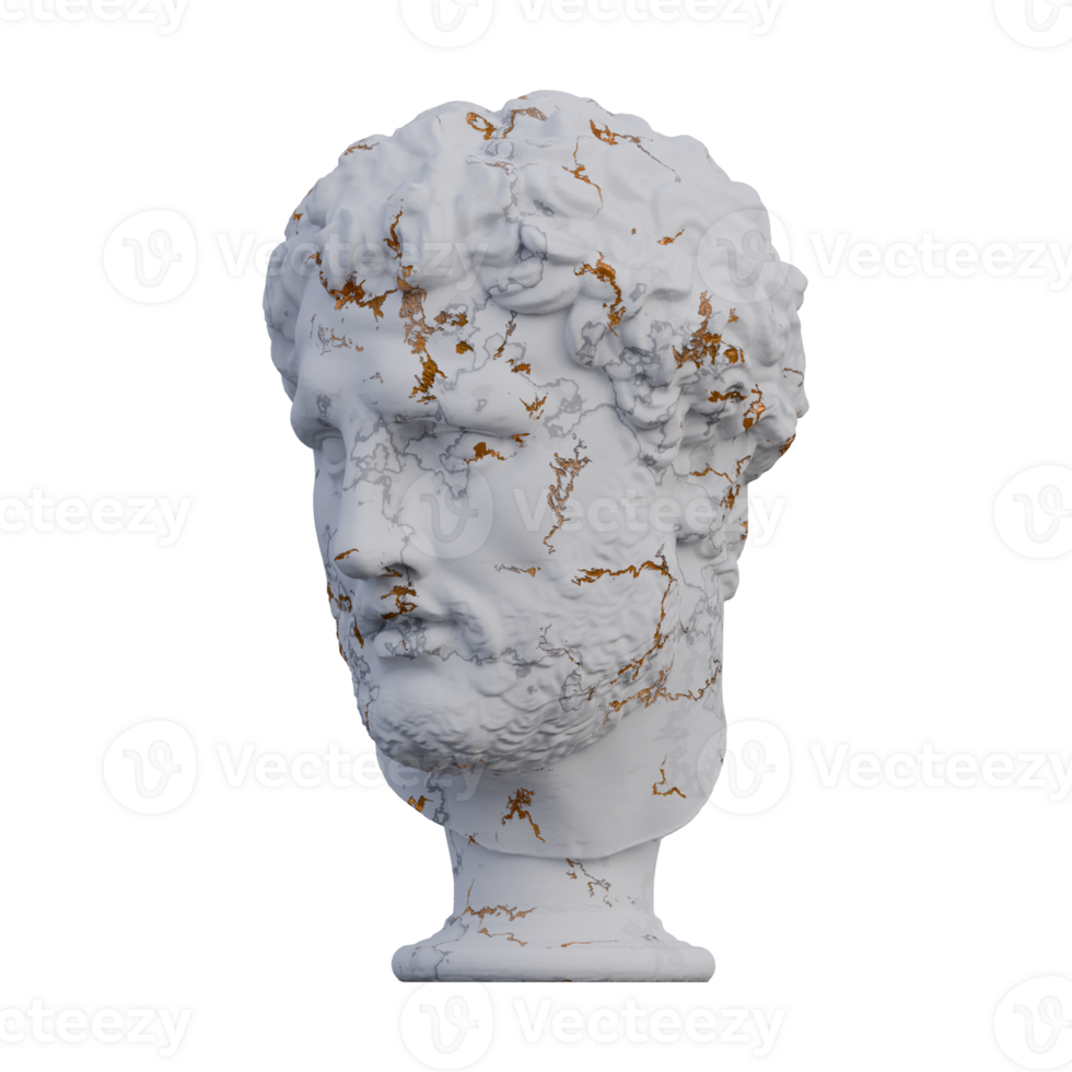 Vatican Apoxyomenos  statue, 3d renders, isolated, perfect for your design png