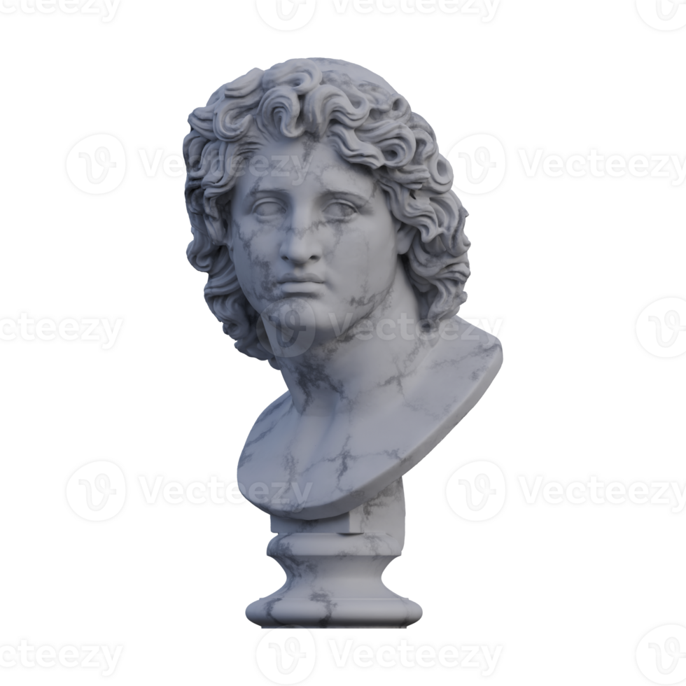 Helios  statue, 3d renders, isolated, perfect for your design png
