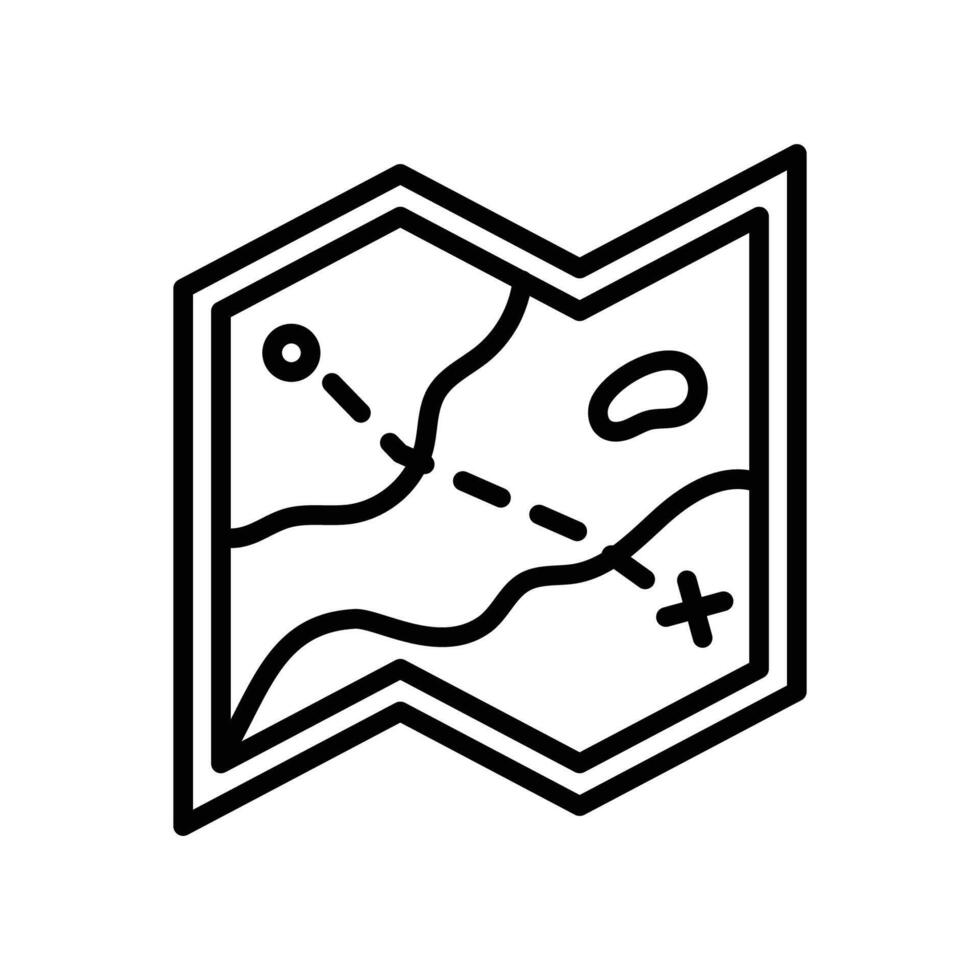 map icon vector design template in white background
