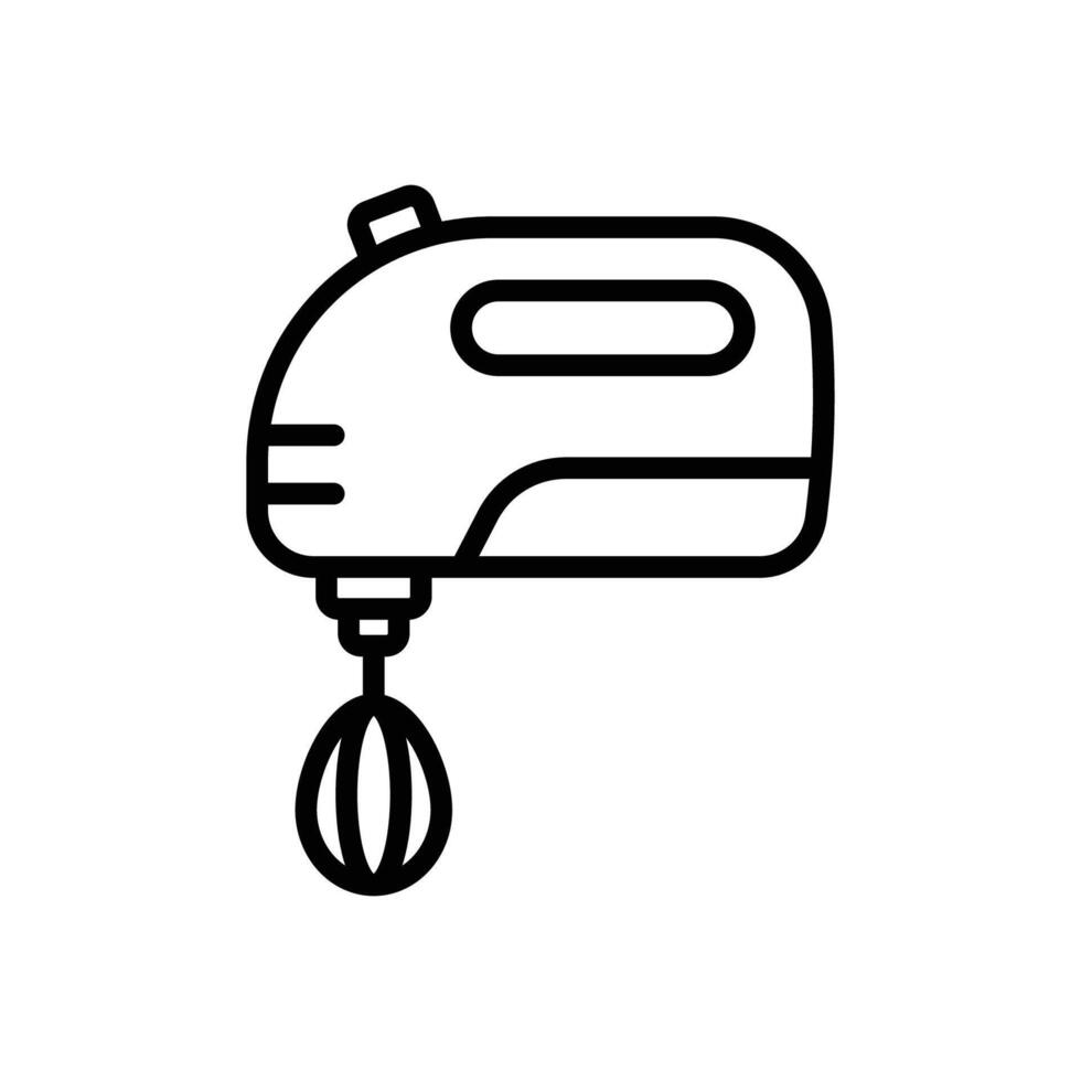 hand mixer icon vector design template in white background