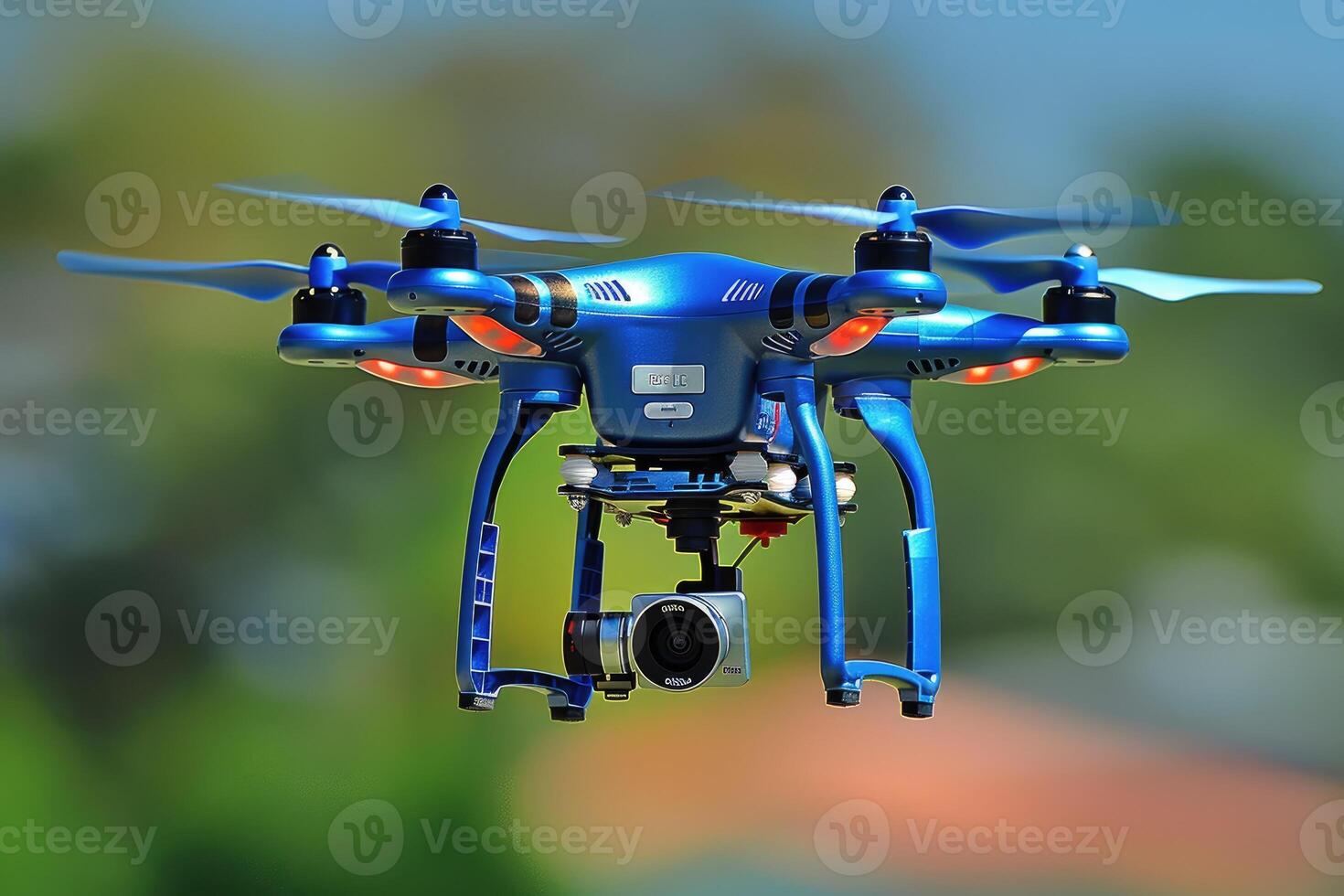 AI generated drone flying in the sky professional photography photo