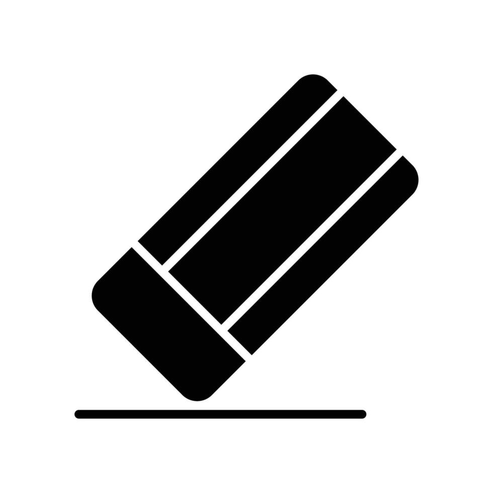 eraser icon vector design template in white background