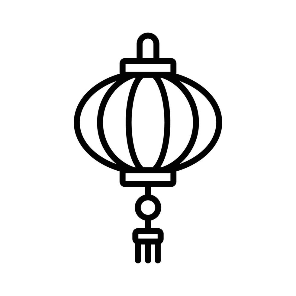 chinese lantern icon vector design template in white background