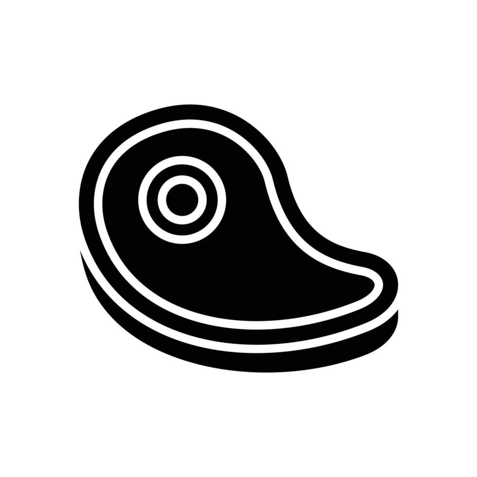 meat icon vector design template in white background