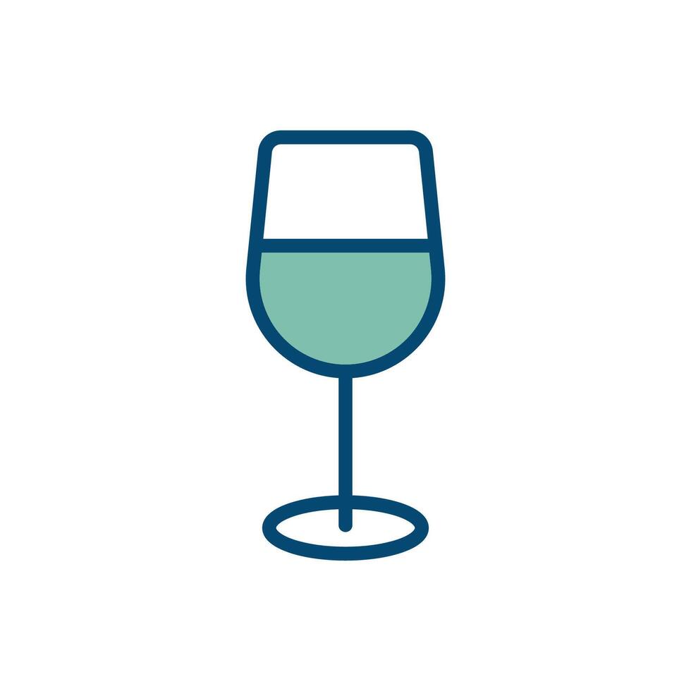 vino icono vector diseño modelo en blanco antecedentes