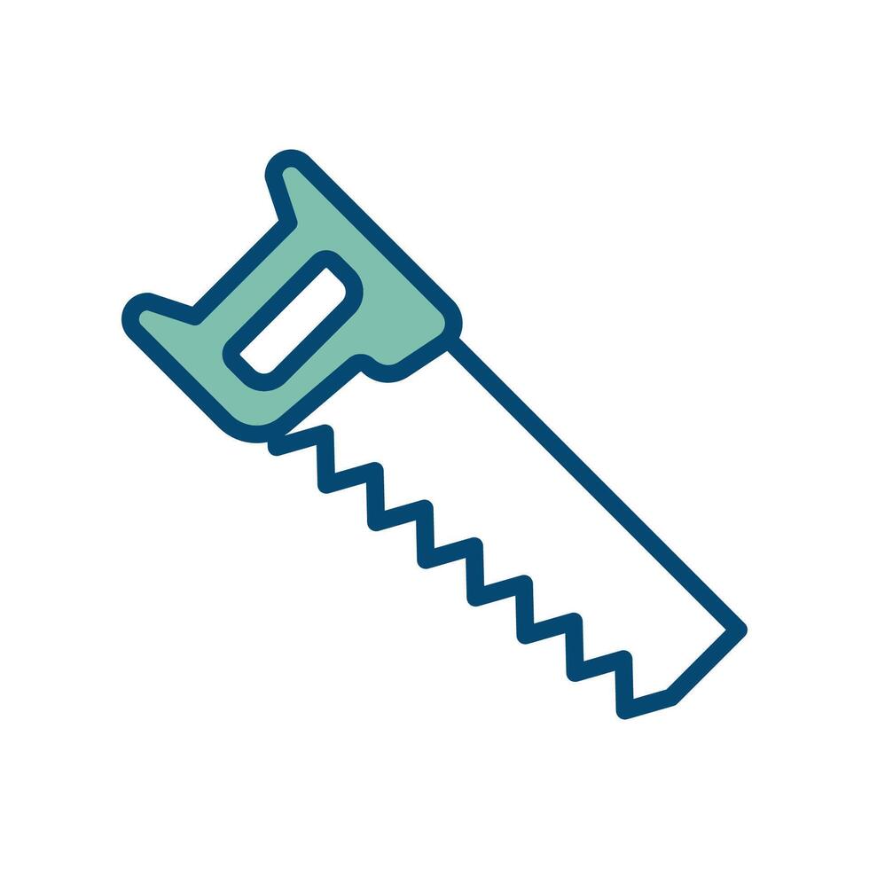 hand saw icon vector design template in white background