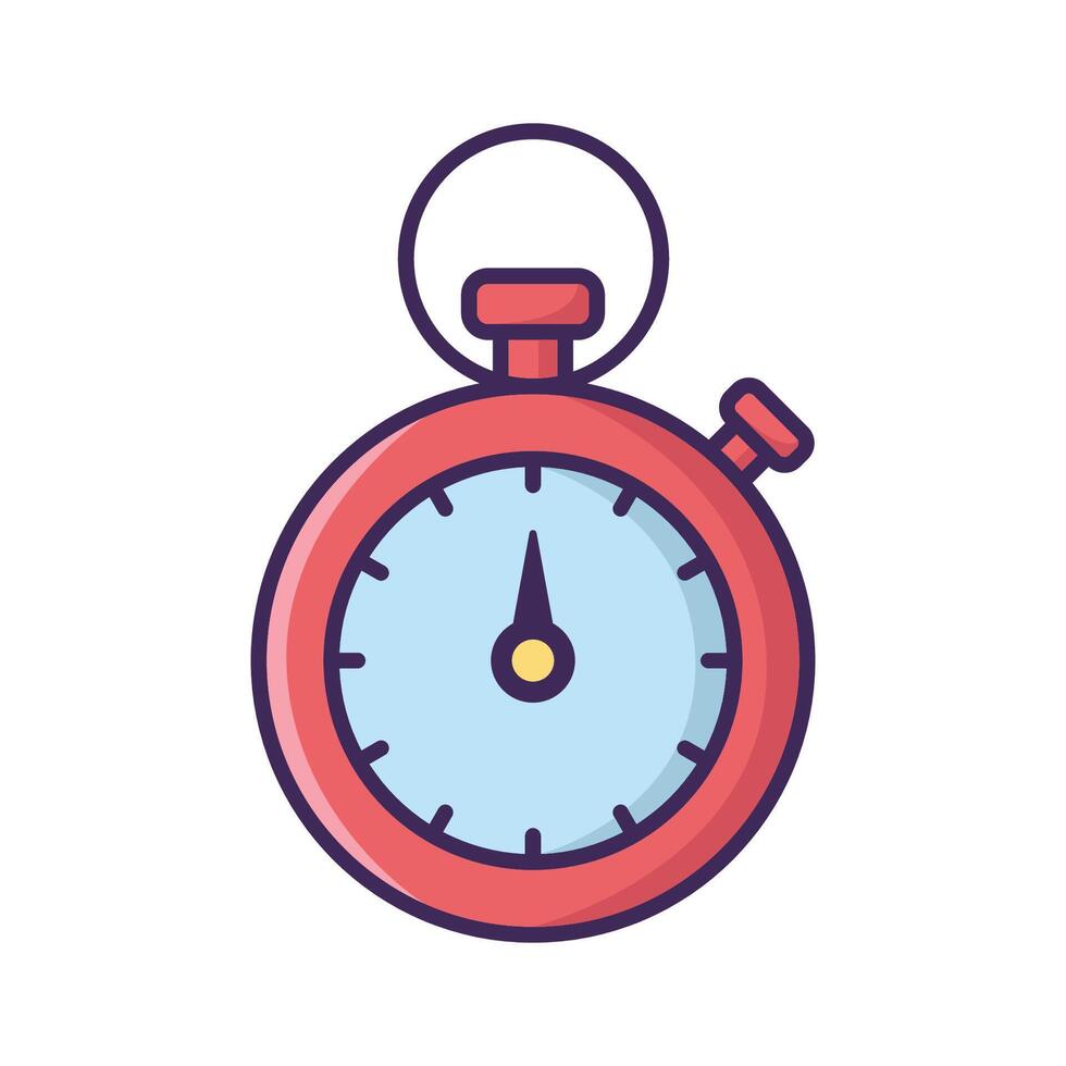 stop watch icon vector design template in white background