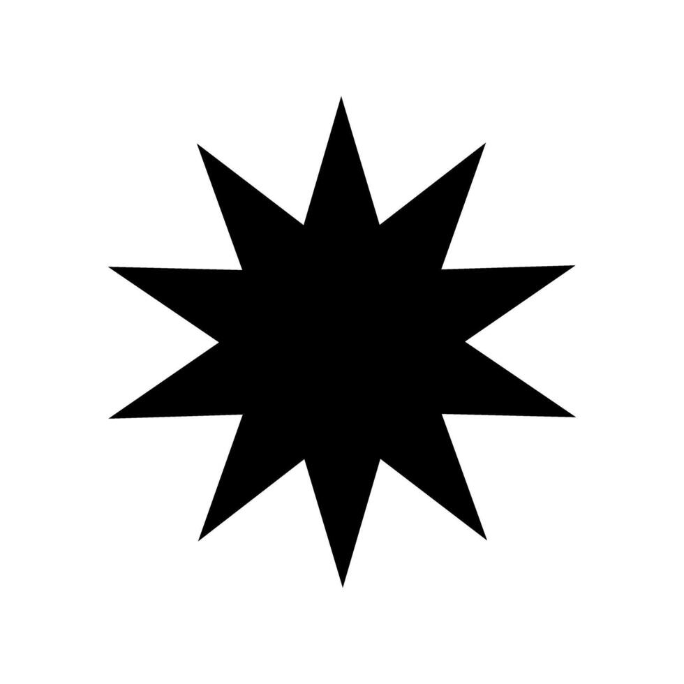 Sunburst icon vector. Star illustration sign. Price tag symbol. vector