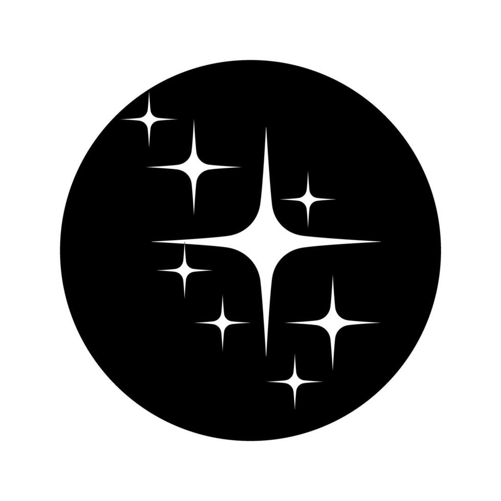 Sparkles icon vector. Twinkling stars illustration sign. Shining burst symbol. Star logo. vector