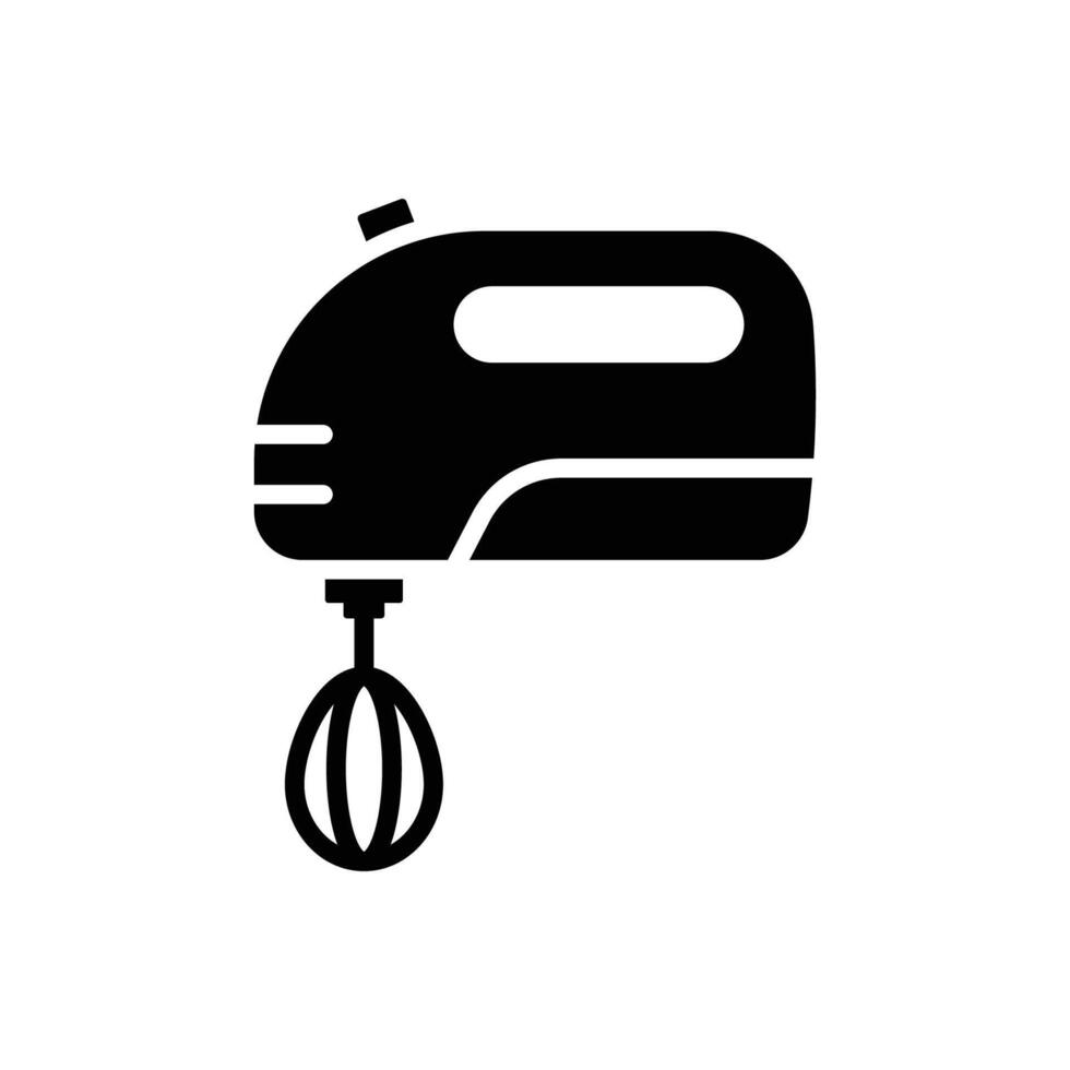 hand mixer icon vector design template in white background