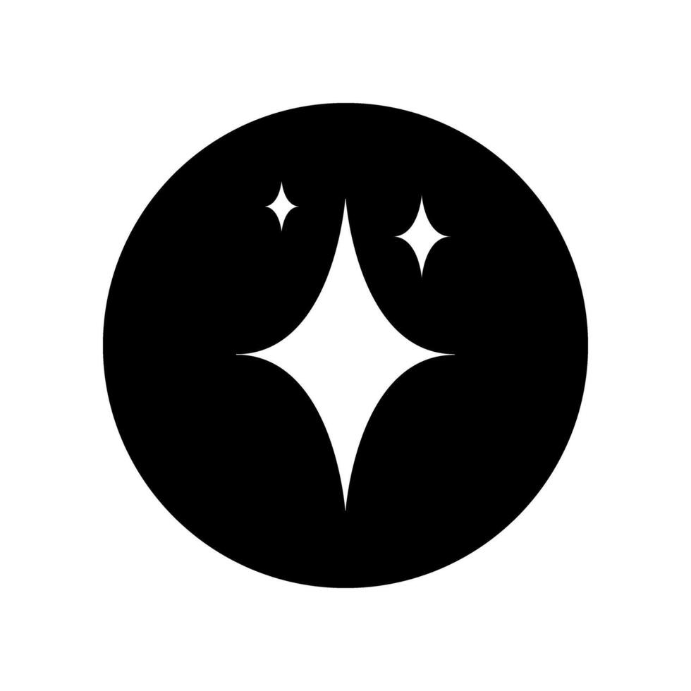Sparkles icon vector. Twinkling stars illustration sign. Shining burst symbol. Star logo. vector
