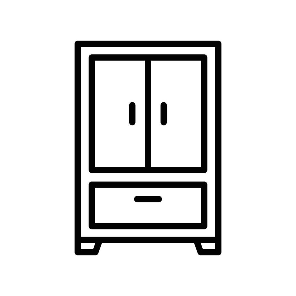 wardrobe icon vector design template in white background