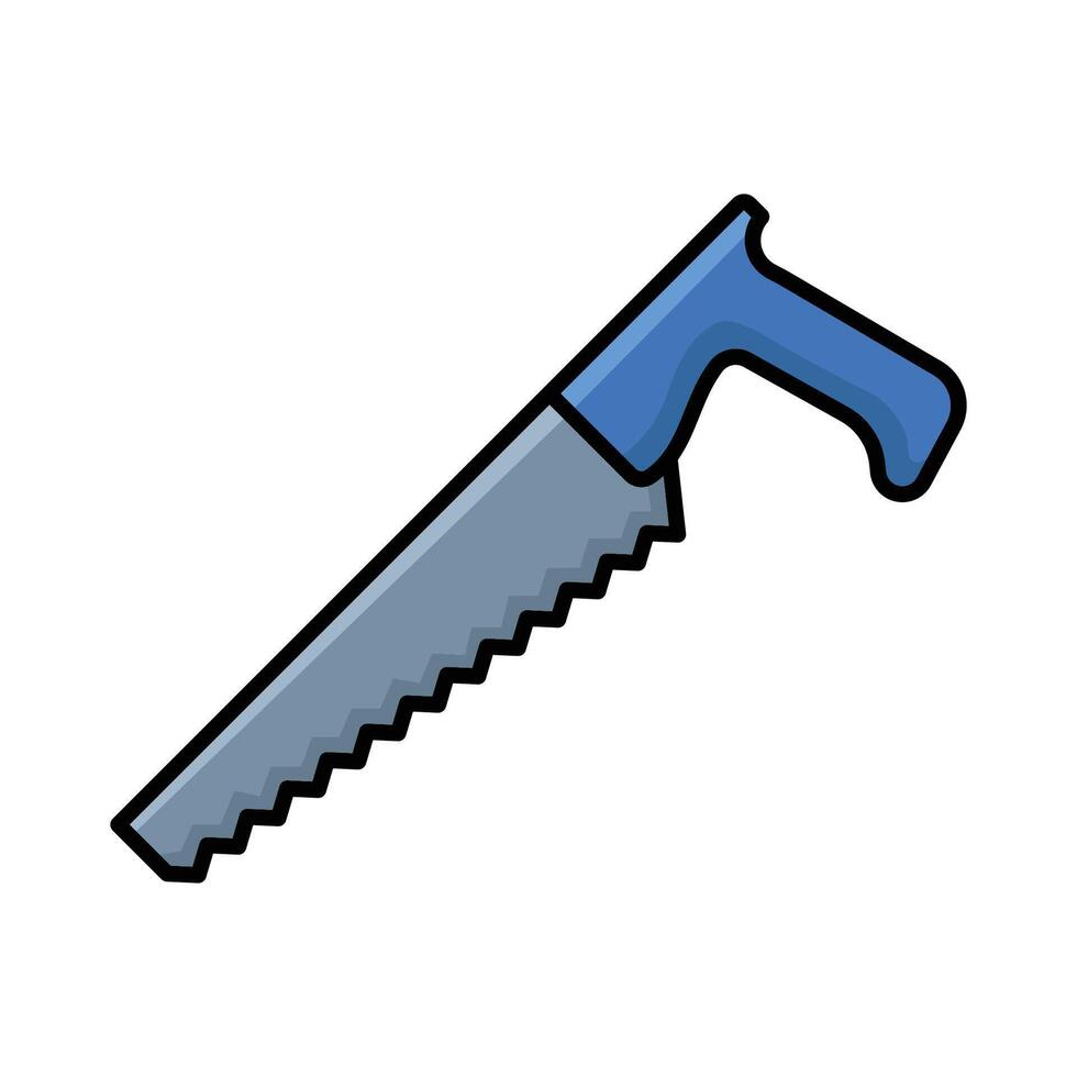 hand saw icon vector design template in white background