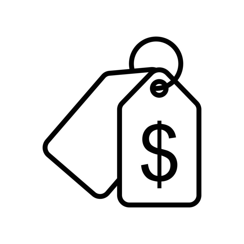 price tag icon vector design template in white background