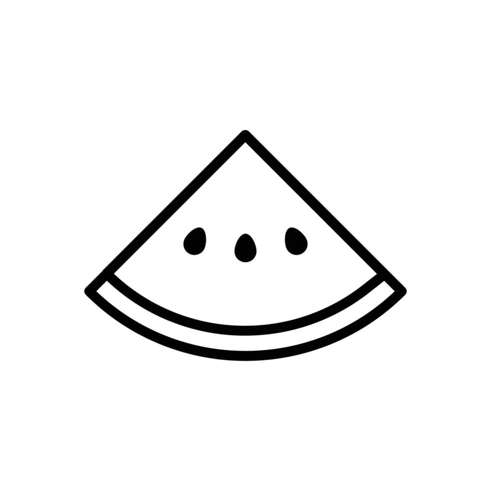 water melon icon vector design template in white background
