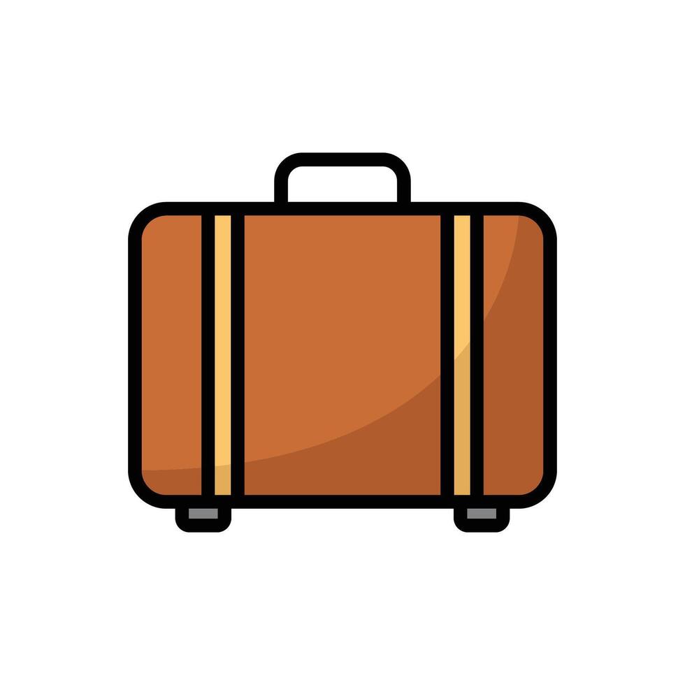 travel bag icon vector design temlate in white background