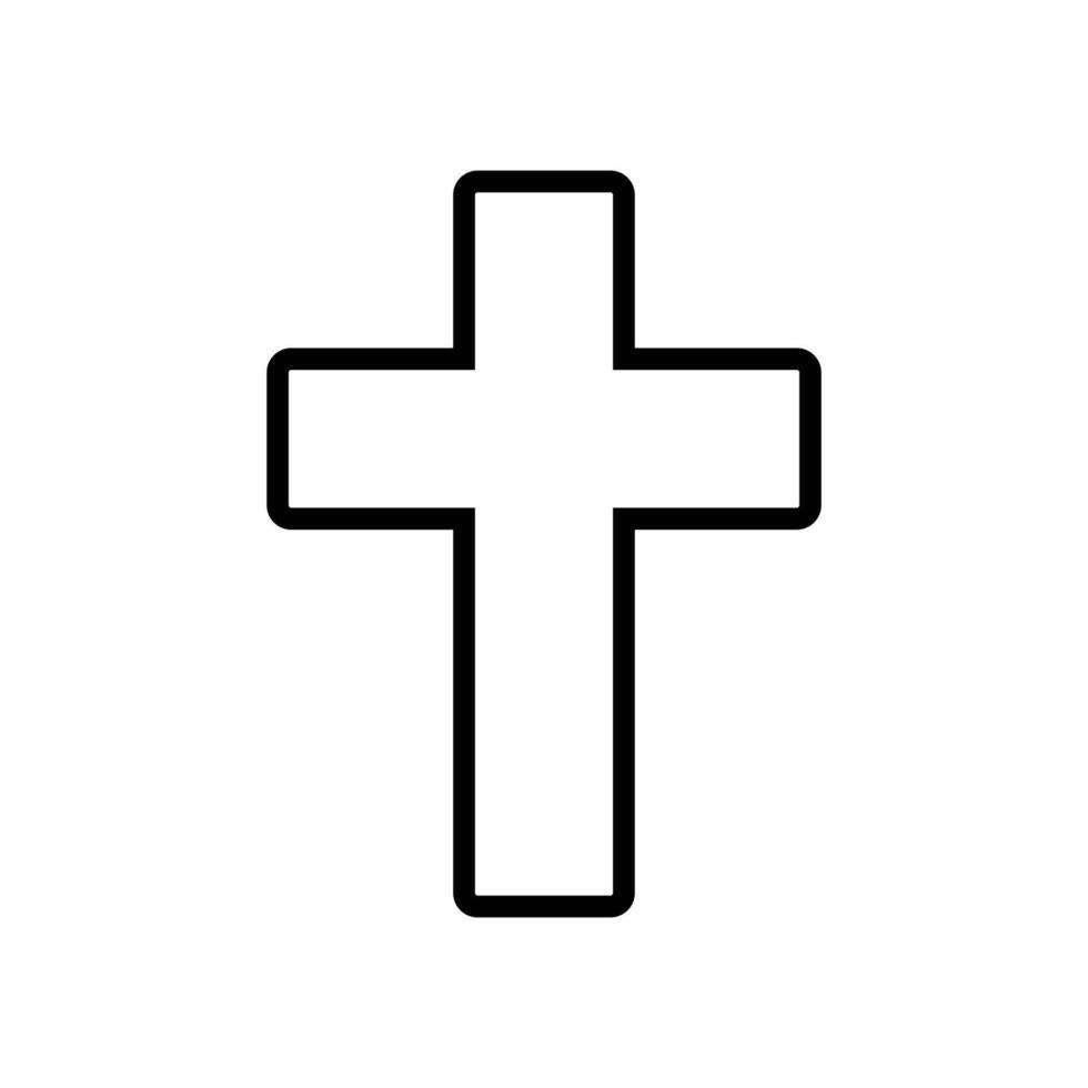 cross icon vector design template in white background