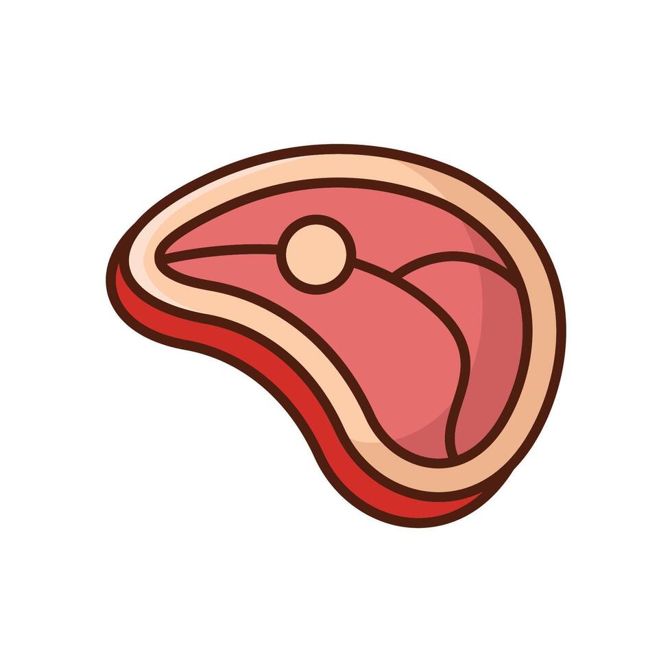 meat icon vector design template in white background