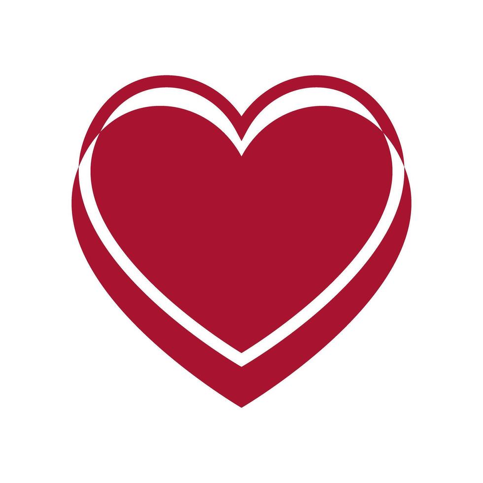 Heart icon vector. Love illustration sign. romance symbol or logo. vector