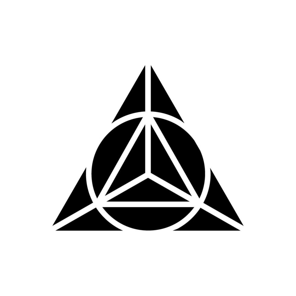 Geometric Pattern icon vector. Geometric figure illustration sign. Coasters Stencil symbol or logo. vector