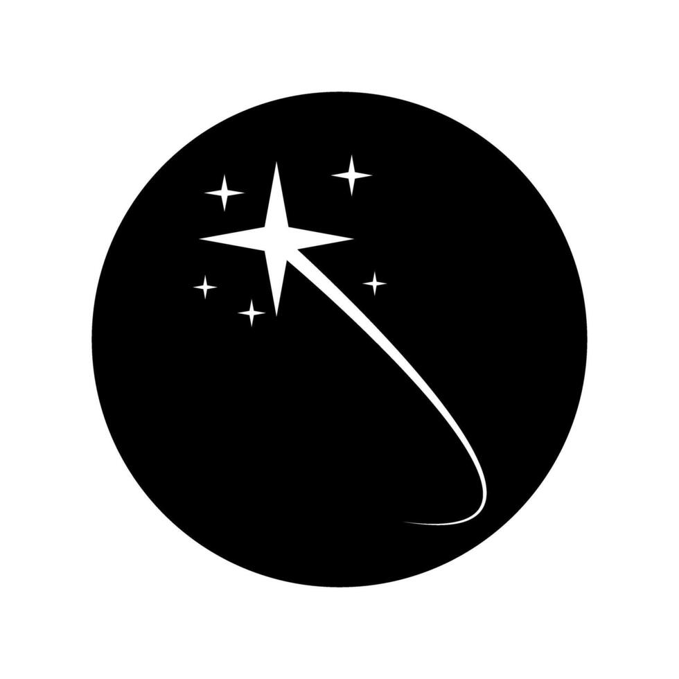 Sparkles icon vector. Twinkling stars illustration sign. Shining burst symbol. Star logo. vector