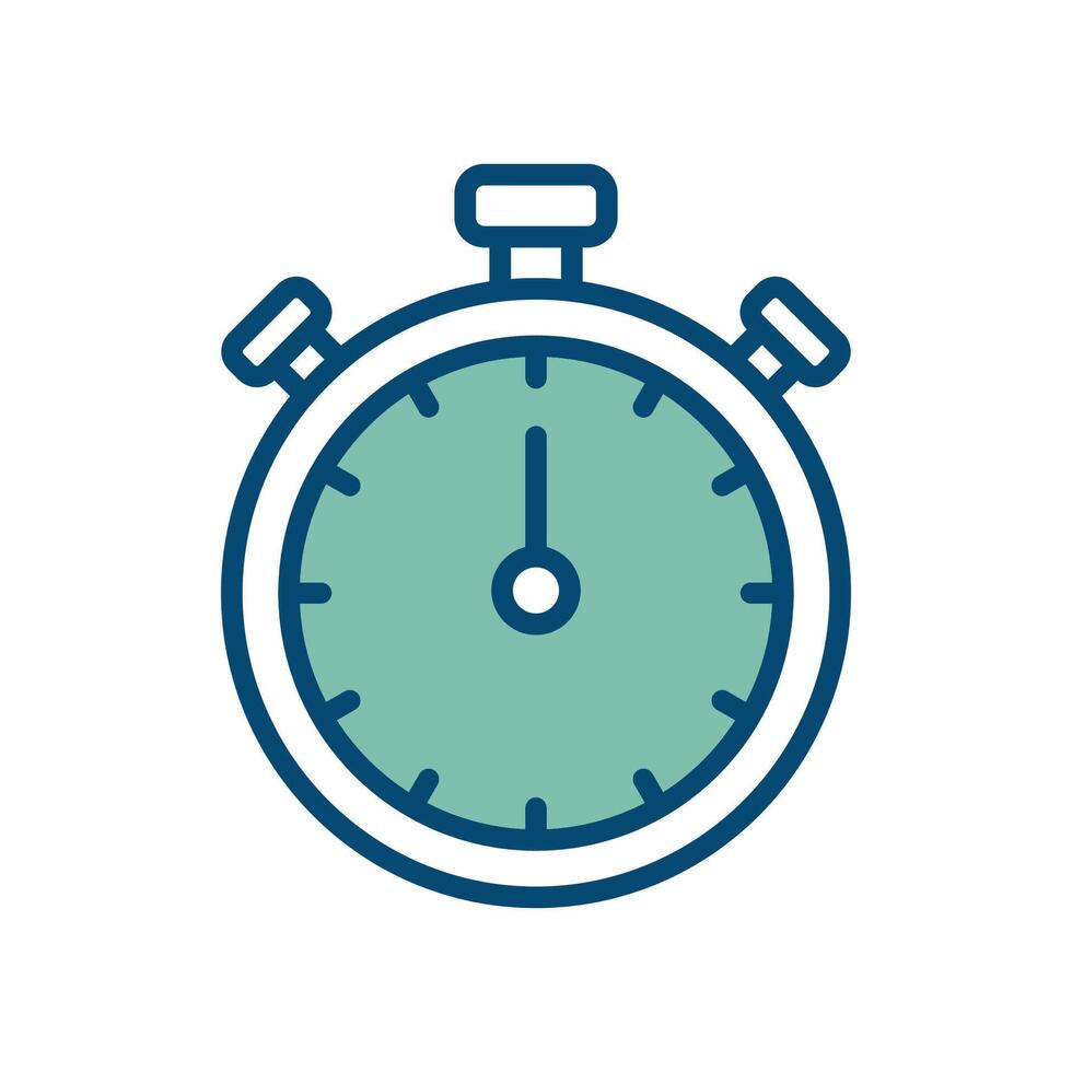 stop watch icon vector design template in white background