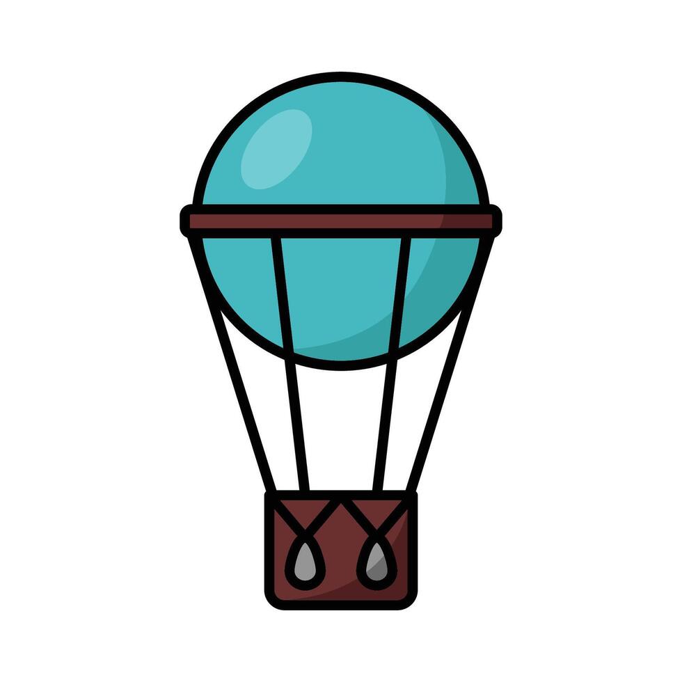 air balloon icon vector design template in white background
