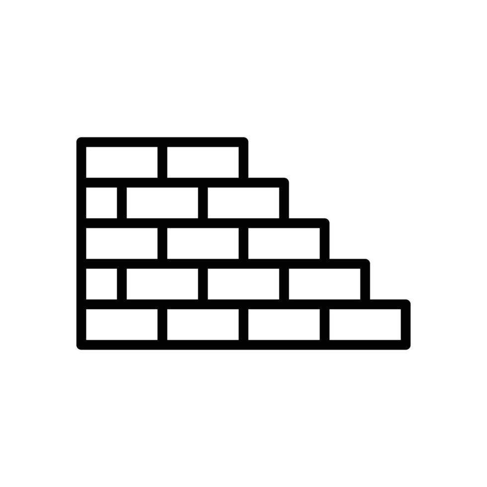 bricks icon vector design template in white background